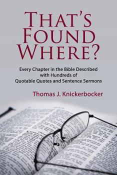 Paperback That's Found Where? Book