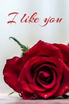 I like you: Notebook 6x9, wide ruled