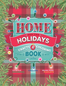 Paperback Home for the Holidays Craft & Coloring Book