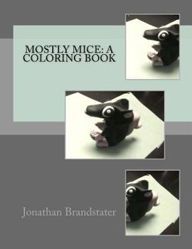 Paperback Mostly Mice: A Coloring Book