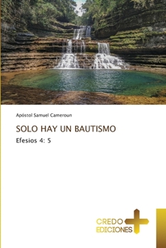 Paperback Solo Hay Un Bautismo [Spanish] Book