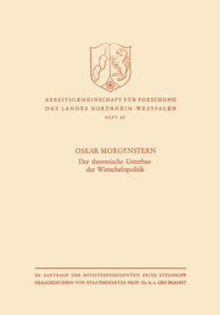 Paperback Der Theoretische Unterbau Der Wirtschaftspolitik [German] Book