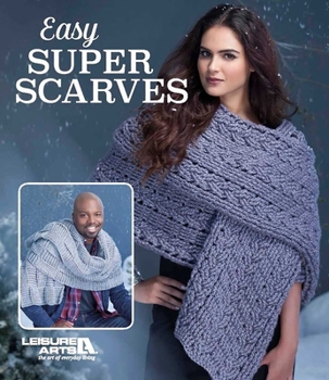 Paperback Easy Super Scarves Crochet Book