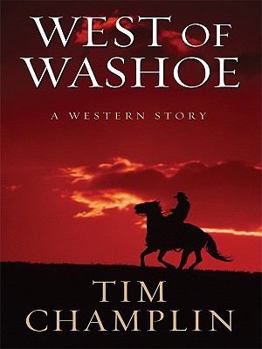 Hardcover West of Washoe: A Western Story [Large Print] Book