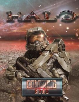 Paperback Halo: Coloring Book, Activity Book, First-Person Shooter Book