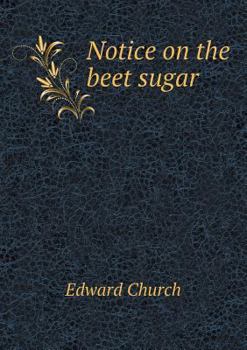 Paperback Notice on the beet sugar Book