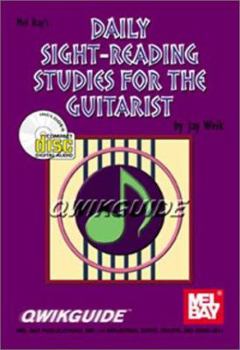 Paperback Mel Bay Daily Sight-Reading Studies for the Guitarist (QwikGuide) Book