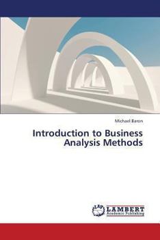 Paperback Introduction to Business Analysis Methods Book