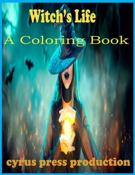 Paperback Witch's Life: A Coloring Book