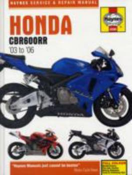 Hardcover Honda Cbr600rr Service and Repair Manual Book