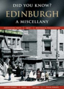 Hardcover Edinburgh: A Miscellany (Did You Know?) Book