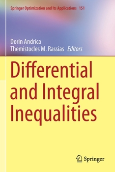 Paperback Differential and Integral Inequalities Book
