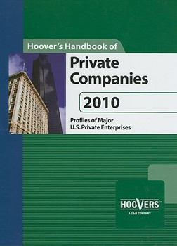 Hardcover Hoover's Handbook of Private Companies Book