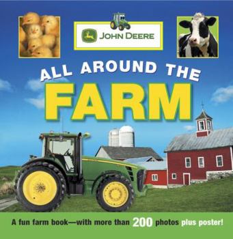 Hardcover All Around the Farm [With Giant Poster] Book
