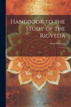 Paperback Handbook to the study of the Rigveda: 01 [Sanskrit] Book