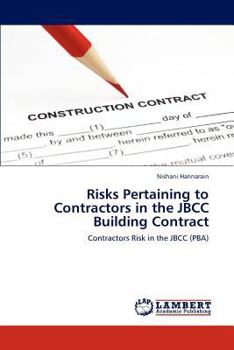 Paperback Risks Pertaining to Contractors in the JBCC Building Contract Book