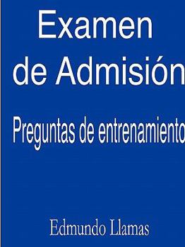 Paperback Examen de Admisión [Spanish] Book