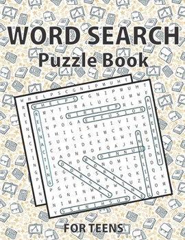 Paperback Word Search Puzzle Book for Teens: Large Print Word Find Puzzles for Teens, Fun & Educational Word Search Puzzles For Teenagers with Fun Themes! Book