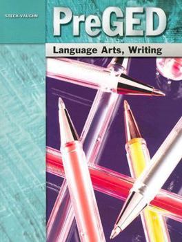 Paperback Pre-GED: Student Edition Language Arts, Writing Book