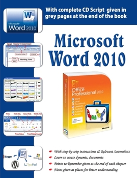 Paperback Microsoft word 2010 Book