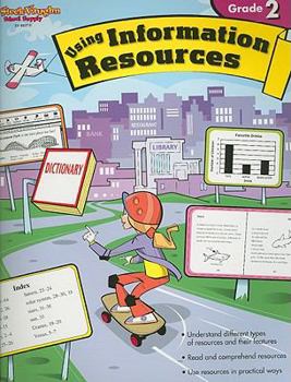 Paperback Using Information Resources: Reproducible Grade 2 Book