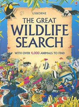 Paperback Usborne, the Great Wildlife Search Book