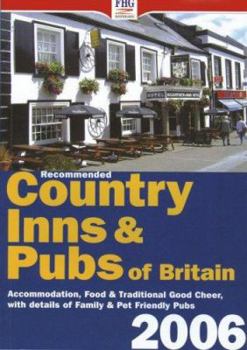 Paperback Recommended Country Inns And Pubs of Britain, 2006 Book