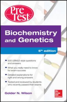 Paperback Biochemistry and Genetics Pretest Self-Assessment and Review 5/E Book