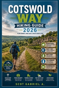 Paperback Cotswold Way Hiking Guide Book