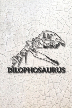 Paperback Eikland - Notes: Dinosaurier Dilophosaurus Sch?del - Notizbuch 15,24 x 22,86 unliniert [German] Book