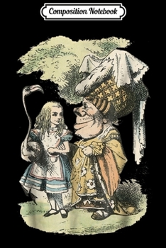 Paperback Composition Notebook: Alice in Wonderland Duchess & Flamingo Journal/Notebook Blank Lined Ruled 6x9 100 Pages Book