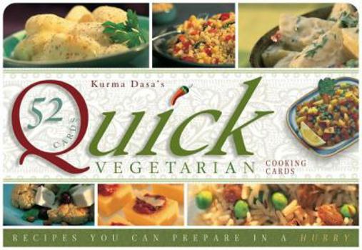Paperback Quick Vegetarian Cards: Recipes You Can Prepare in a Hurry Book
