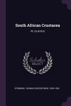 Paperback South African Crustacea: Pt 15.41910 Book
