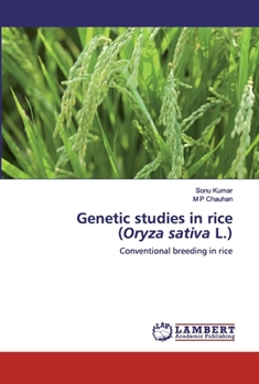Paperback Genetic studies in rice (Oryza sativa L.) Book