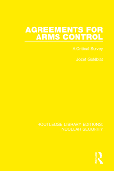 Hardcover Agreements for Arms Control: A Critical Survey Book