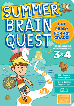 Paperback Summer Brain Quest: Between Grades 3 & 4 Book