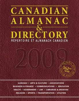 Paperback Canadian Almanac & Directory Book