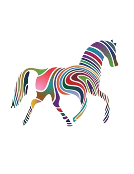 Horse Notebook: Horse Notebook Journal , Horse Racing & Equestrian Sport  for Women and Girls horse lovers - Rainbow Cover design