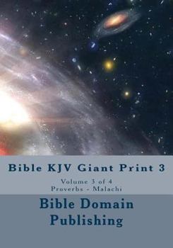 Paperback Bible KJV Giant Print 3 [Large Print] Book
