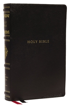 Leather Bound Nkjv, Personal Size Reference Bible, Sovereign Collection, Genuine Leather, Black, Red Letter, Thumb Indexed, Comfort Print: Holy Bible, New King Jame Book