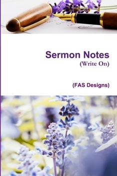 Paperback Sermon Notes Book