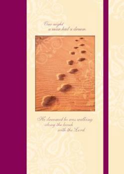 Hardcover Footprints in the Sand: Journal Book
