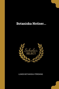 Paperback Botaniska Notiser... [Swedish] Book