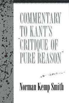 Paperback Commentary to Kants Critique Pure Book