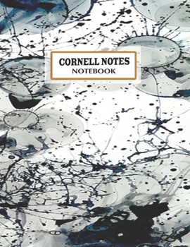 Paperback Cornell Notes Notebook: Pretty texture Cornell Note Paper Notebook. Cute Girly Large College Ruled Medium Lined Journal Note Taking System for Book