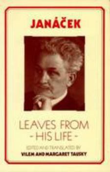 Paperback Janacek: Leaves from His Life Book