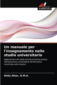 Paperback Un manuale per l'insegnamento nello studio universitario [Italian] Book
