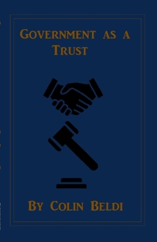 Paperback Government as a trust Book