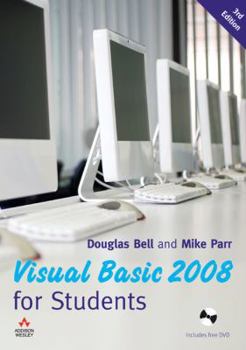 Paperback Visual Basic 2008 for Students. Douglas Bell and Mike Parr Book