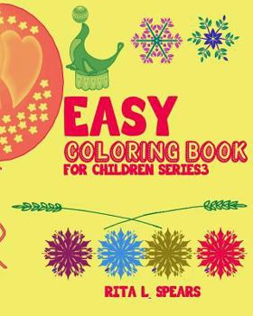 Paperback Easy Coloring book For Children SERIES3 Book
